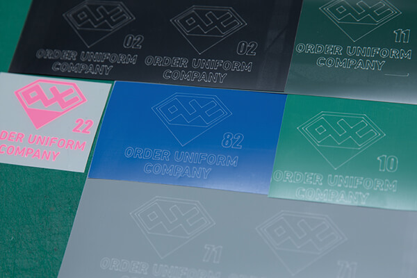 プリントの工程