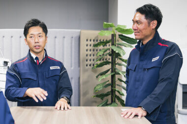 チームワークが生産性を向上させる。